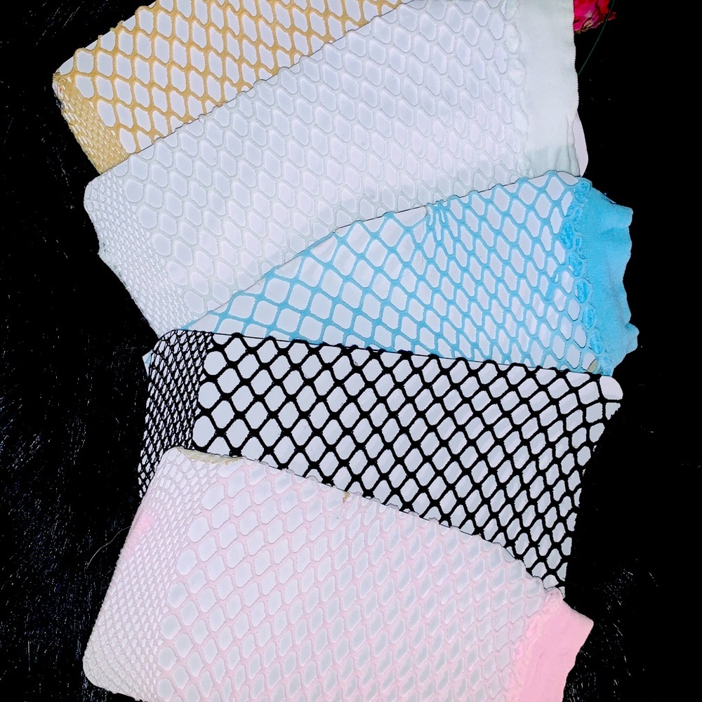 Just a 80’s thang fishnet bootie socks